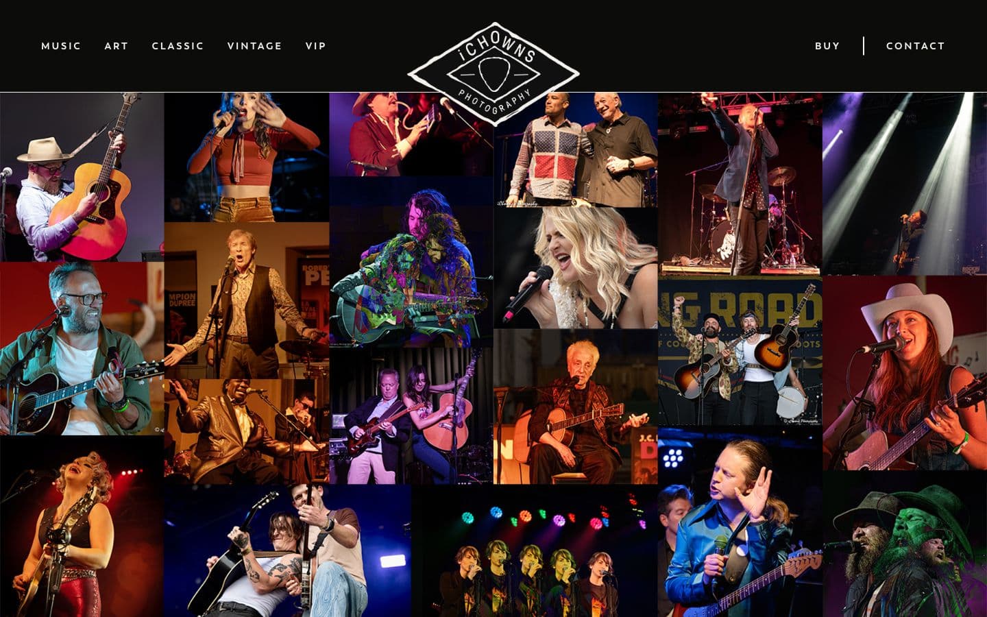 iChowns Photography website homepage