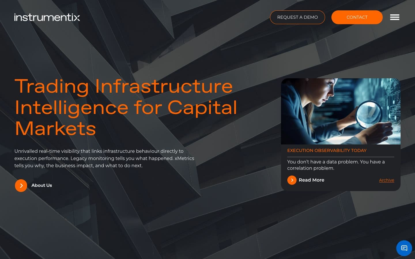 Instrumentix website homepage